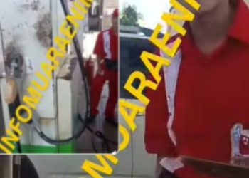 Vidio Viral di Medsos, Petugas SPBU Talang Jawa Muara Enim & Konsumen Cekcok Mulut