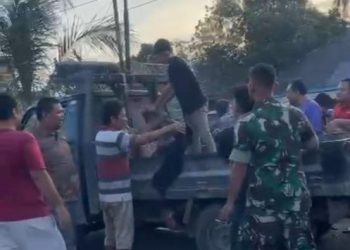 Diduga Pelaku Kepergok Mencuri di Gelumbang Berpura-Pura Gila Nyaris Dihakimi Massa