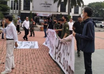 Mahasiswa Gelar Demo, Nilai Program 100 Hari Kerja Bupati Muara Enim Penuh Janji Palsu  