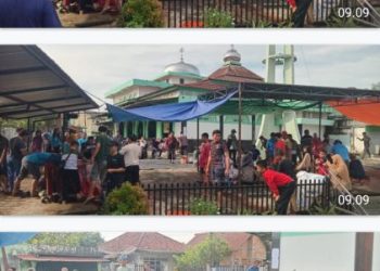 Hari Kedua Idul Adha 1446 H, Masjid Al-Falah Talang Jawa Gelar Pemotongan 10 Hewan Kurban