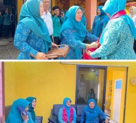 Kunjungan Kerja dan Penilaian Sekretariat TP PKK Kecamatan Ujan Mas oleh TP PKK Kabupaten Muara Enim