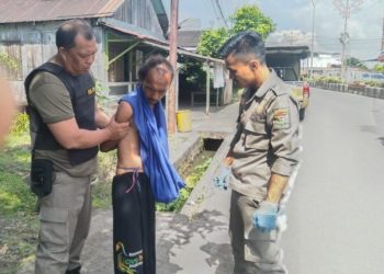 ODGJ Penenteng Pisau di Muara Enim Diamankan Dikawasan Jembatan Enim II