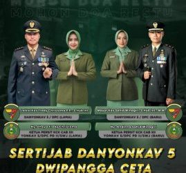 PT Diza Matra Powerindo Ucapkan Selamat Dan Sukses Sertijab Danyonkav 5/DPC Karang Endah 