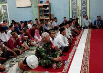 Babinsa Koramil 404-04/GM Hadiri dan Monitoring Peringatan Tahun Baru Islam 1447 H di Desa Perjito