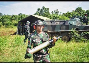 Latbakjat Ranpur Yonkav 5/DPC Getarkan Puslatpur di Baturaja 