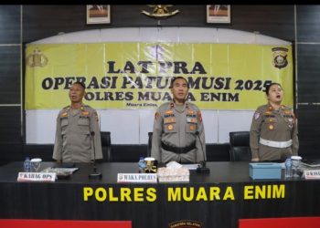 Lat Pra Operasi Patuh Musi 2025 di Polres Muara Enim: Tertib Berlalu Lintas Bukan Karena Razia, Tapi Kesadaran
