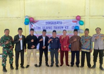 Babinsa Koramil 404-04/GM Hadiri Giat Sedekah Bedusun HUT ke-17 Desa Belimbing Jaya dan Peringatan 1 Muharram 1447 H