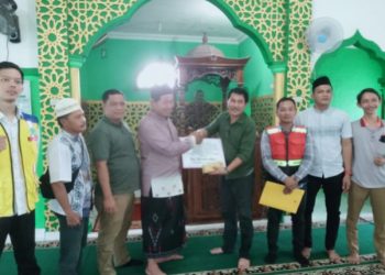 Pengurus Masjid Nurul Yaqin Desa Sigam Doakan Proyek Fly Over Gelumbang Berjalan Lancar & Aman 