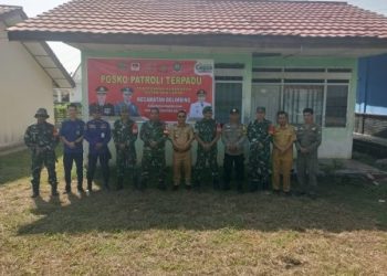 Koramil 404-04/Gunung Megang Dirikan Posko Antisipasi Karhutla di Kecamatan Belimbing