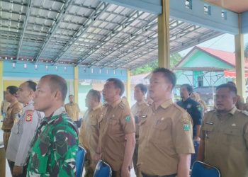 Koramil 404-04/GM Hadiri Sosialisasi AMDAL Rencana Pertambangan Batubara oleh PT Bukit Enim Energi di Rambang Niru