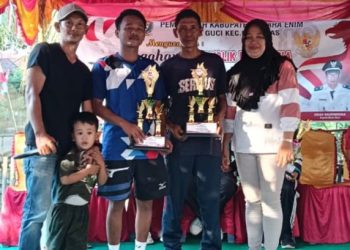 Desa Guci Tuan Rumah Lomba Tenis Meja Tingkat Kecamatan Dalam Memeriahkan HUT RI ke- 80