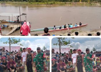 Babinsa Koramil 404-04/GM Hadiri Pembukaan Lomba Bidar CUP Desa Kuripan Selatan