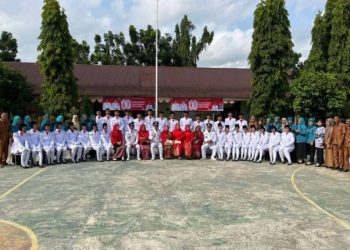 Upacara Peringatan Detik-Detik Proklamasi ke-80 Camat Ujanmas Ajak Generasi Untuk Menjaga Persatuan Bangsa