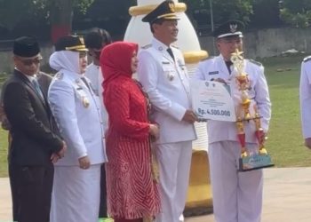 Kades Muara Gula Baru Raih Juara Terbaik 1 Lomba Perpustakaan Tingkat Kabupaten Muara Enim, Wakili Sumsel ke Nasional