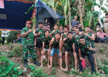 Babinsa Koramil 404-04 Gunung Megang Monitoring dan Hadiri Pembukaan Lomba Bidar CUP Desa Kuripan