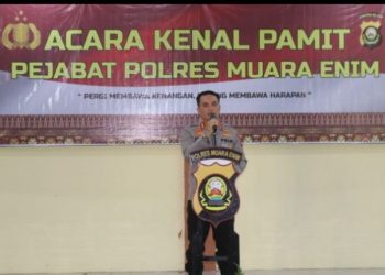 Kenal Pamit Pejabat Polres Muara Enim