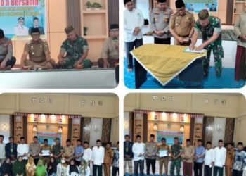 Danramil 404-04/GM Hadiri Dzikir dan Doa Bersama di Kecamatan Gunung Megang