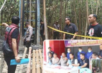 Satreskrim Polres Muara Enim Ungkap Kasus Ilegal Drilling, 3 Pelaku Diamankan 