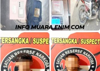 Pengedar Narkoba Kembali Ditangkap di Wilkum Polres Muara Enim 