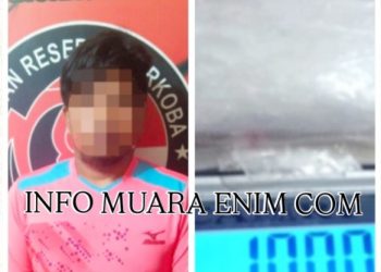 Polres Muara Enim Ciduk Pelaku Siap Edarkan Sabu 10 Gram & Telusuri Jaringan Pemasok Narkoba 