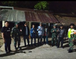 Babinsa Koramil 404-04/Gunung Megang Gelar Patroli Bersama untuk Ciptakan Rasa Aman di Wilayah Binaan
