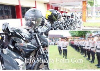 Polres Muara Enim Resmi Luncurkan Ops Zebra Musi 2025 dengan Program Baru ‘Polisi Menyapa’