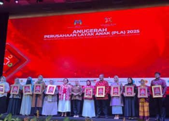 Komitmen pada Hak Anak, PTBA Sabet Anugerah Perusahaan Layak Anak Tingkat Nindya