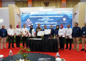 Wujudkan Proyek Strategis Sesuai GCG, PTBA dan Kejati Lampung Tandatangani PKS Bantuan Hukum dan TJSL   