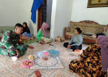 Babinsa Laksanakan Kunjungan Silaturahmi dan Komsos ke Rumah Warga Binaan