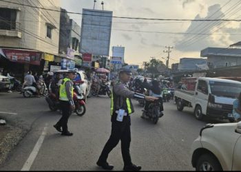 Arus Mudik Mulai Meningkat, Lalu Lintas di Dalam Kota Muara Enim Didominasi Kendaraan Pribadi