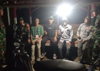 Patroli Bersama TNI dan Masyarakat, Ciptakan Situasi Aman di Gunung Megang