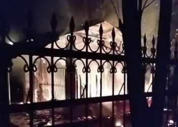 Beredar Video Insiden Kebakaran, Disebut-Sebut Sebuah Puyang Gunung Ibul Prabumulih 