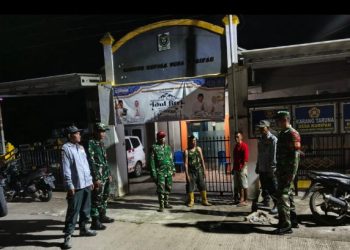 Patroli Bersama Koramil 404-04/Gunung Megang, Ciptakan Rasa Aman di Wilayah Binaan