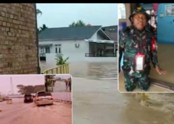 Breaking News, Banjir Kepung Kawasan Kota Muara Enim 