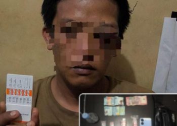 Pengedar Sabu di Lahat Ditangkap, Polisi Sita Timbangan & 4 Paket Narkotika 