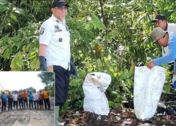 Tumbuhkan Kesadaran Masyarakat, Pemdes Tebat Agung Perangi Sampah Liar