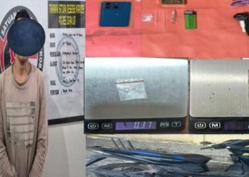 Kurir Sabu Dibekuk Pukul 02.00 WIB, Barang Bukti Ditemukan dalam Tas Selempang