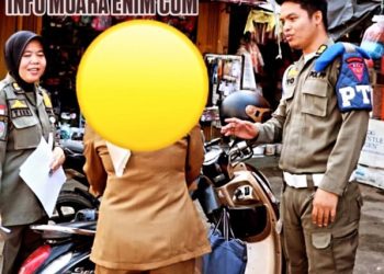 Keluyuran Saat Jam Kerja, 5 Orang ASN Terjaring Razia Sat Pol PP Muara Enim 