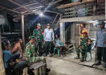 Patroli Gabungan TNI dan Masyarakat, Ciptakan Situasi Aman di Wilayah Gunung Megang