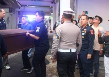Pastikan Layanan Maksimal, Polda Sumsel Kawal Pemulangan Jenazah Korban Bus ALS
