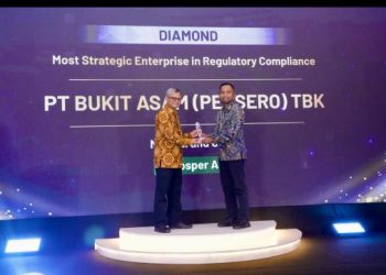 PTBA Raih Diamond PROSPER A IRCA 2026, Bukti Komitmen pada Tata Kelola dan Kepatuhan