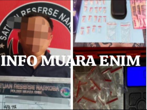 Pengedar Sabu di Desa Ujan Mas Baru Muara Enim Dibekuk Polisi, 19 Paket Barang Bukti Diamankan