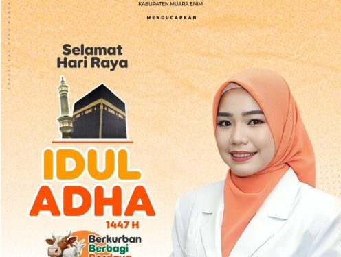 Anggota DPRD Muara Enim dari PKS Shery Yosy Maser Sampaikan Ucapan Idul Adha 1447 H