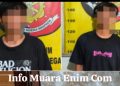 Dua Pelaku Pencuri Keramik di Ujan Mas Ditangkap Team Trabazz Polsek Gunung Megang 