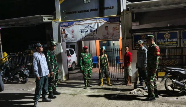 Patroli Gabungan TNI dan Masyarakat, Ciptakan Situasi Aman di Empat Petulai Dangku