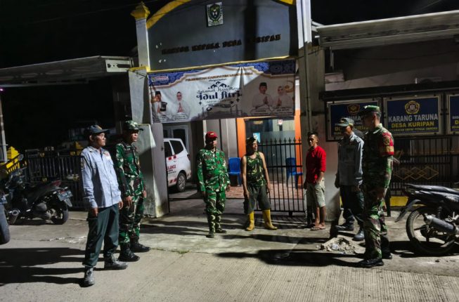 Patroli Gabungan TNI dan Masyarakat, Ciptakan Situasi Aman di Empat Petulai Dangku