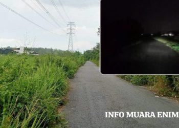 Ini Kondisi Jalan Kawasan RSUD Gelumbang Antara Siang & Malam