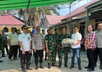 Syukuran HUT Bhayangkara Ke-80, Polsek Lembak Disambangi TNI & Unsur Forkopimcam
