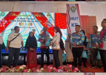 Anggota DPRD Muara Enim Sheri Yosy Maser Hadiri Peringatan HUT Ke-56 Desa Muara Gula Baru