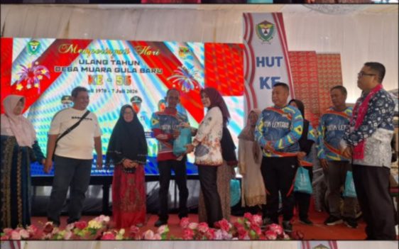 Anggota DPRD Muara Enim Sheri Yosy Maser Hadiri Peringatan HUT Ke-56 Desa Muara Gula Baru